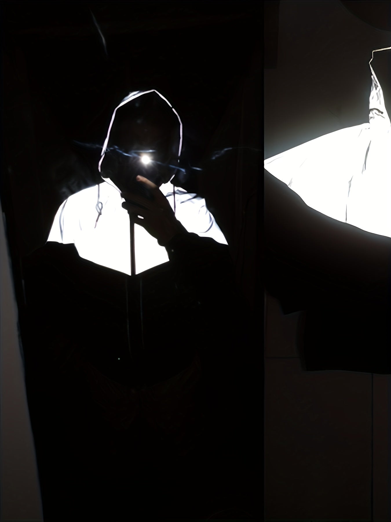 Durable Build, Men's Reflective Color Block Hooded Jacket