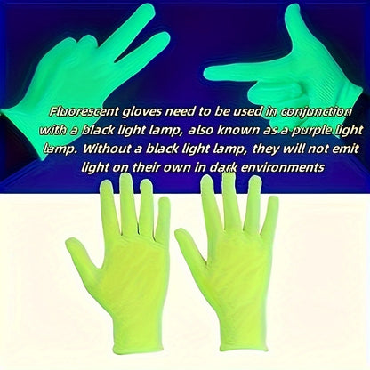 [Glow in Dark] Glow in the Dark Fabric Gloves | Party Supplies | Fun and Surprise Atmosphere Enhancer | for Celebrations