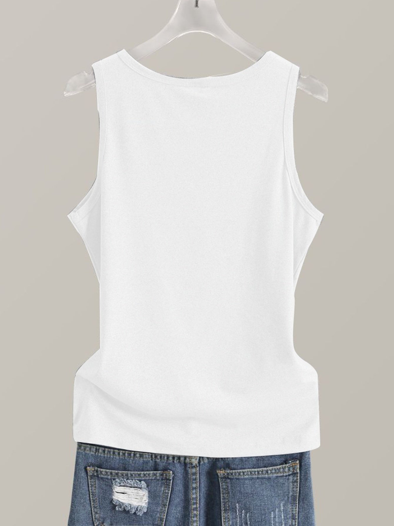 Women's Casual Sleeveless Tank Top with DJ Music Graphic Print - EDM Rave-Inspired Acid House & Psychedelic Pop Design, Stretchy Comfort Fit, Machine Washable for Clubbing, Festivals & Casual Attire, Ladies Tank Tops, Festiva