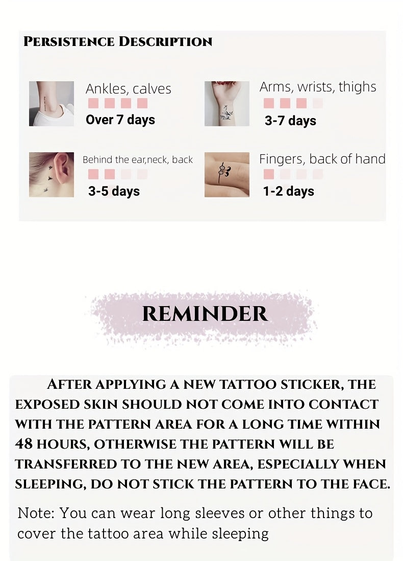 Unisex "High Definition Hyper Simulation Spider 7.62cm Temporary Tattoos - Waterproof & RealisticSimulation -Lasts 2-5 Days, Suitable for Halloween