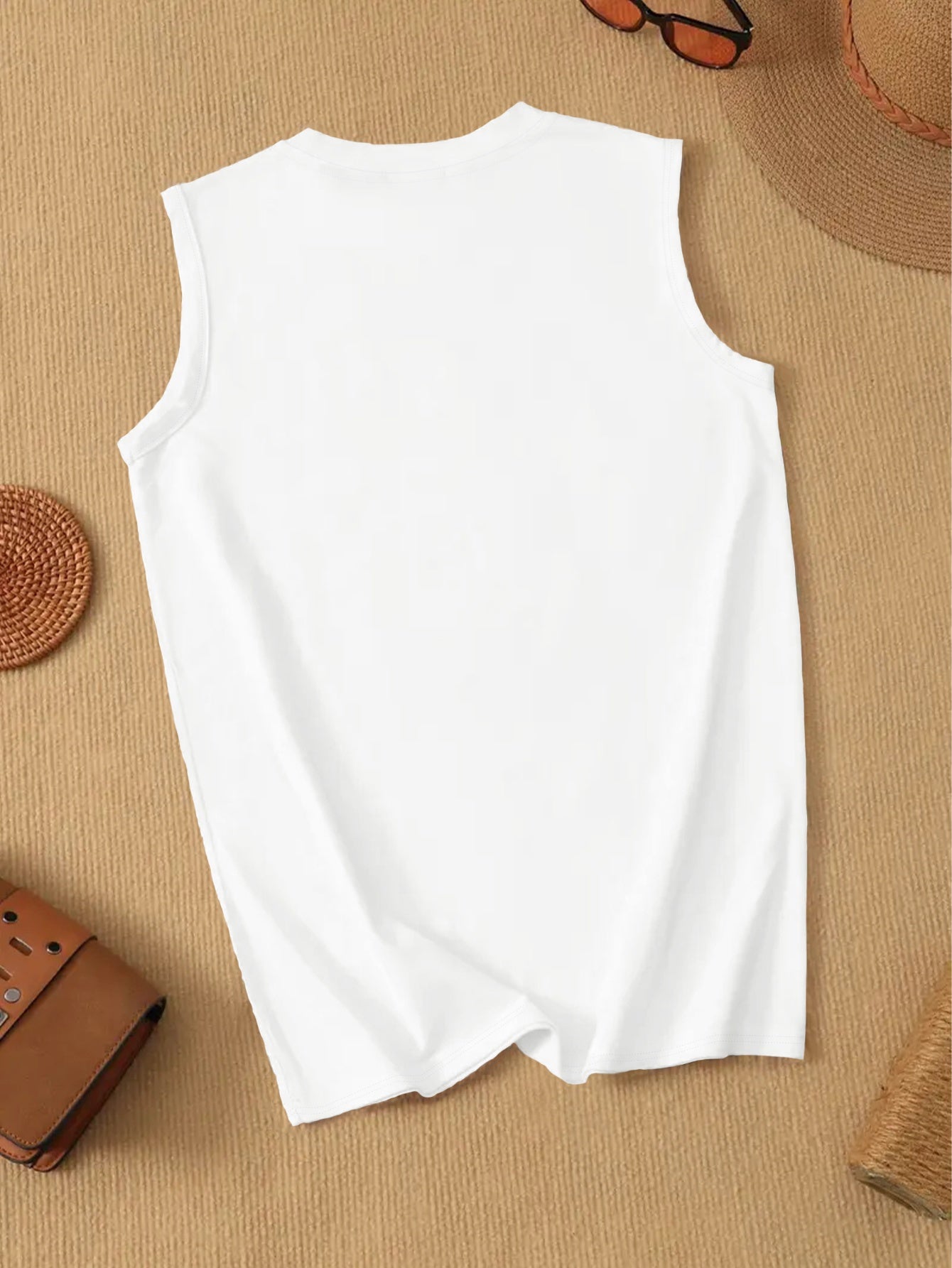 Rave Is Life Women's Sleeveless Vest - Vibrant Red Geometric Circular Design, Casual Round Neck, Machine Washable All-Season Wear for Festivals, Parties & Everyday Outfits, Rave Accessories, Festival Outfit, Bold Graphic, Lig