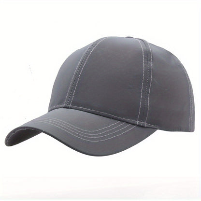 1pc Luminous Reflective Men's Baseball Cap, Ideal Choice For Gifts